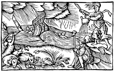 Heks die een storm oproept, 1562