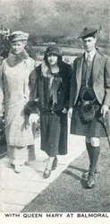 Met koningin Mary in Balmoral, 1924 1937