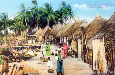 Wolof, of Ouolof dorp, Senegal, 20e eeuw