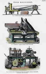 Houtbewerkingsmachines, 19e eeuw