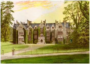 Wroxton Abbey, Oxfordshire, huis van de familie North, ca. 1880