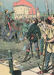 Jonge Koning Richard onderdrukt de opstand, c1907