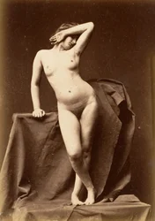[Jonge Vrouw, Naakt, Van Voren met Hand Over Gezicht], 1860s