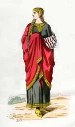 Jonge vrouw van de late Karolingische dynastie, ca. 990