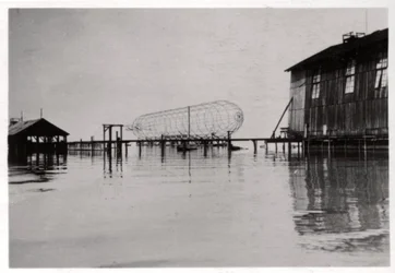 Zeppelin LZ 6 in aanbouw, Duitsland