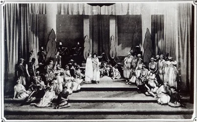 Eerste toneelvoorstelling in Engeland van Händels oratorium Semele, 1925