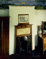 Interieur van een van de kamers