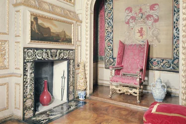 Interieur van de Queens Closet, Ham House, Surrey