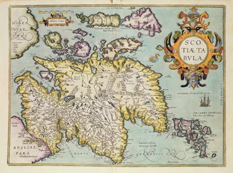 Kaart van Schotland, Miliaria Scotia