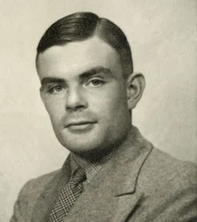 Portret van Alan Mathison Turing