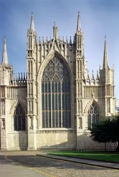 York Minster, uitzicht op het westelijke raam