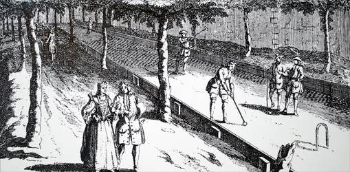 Een spelletje croquet bij Pall-Mall