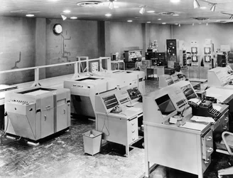 Luchtmacht controlekamer, Verenigde Staten, ca. 1954