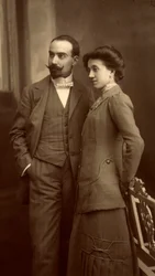 Alfredo Trombetta en zijn vrouw
