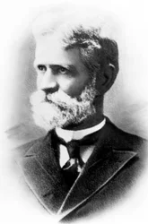 Almon Brown Strowger, Amerikaanse telecommunicatie-uitvinder, ca. 1885