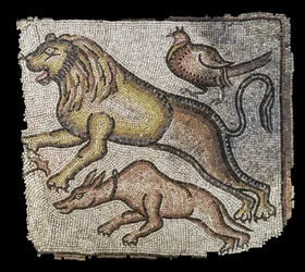 Dieren. Oostelijke Middellandse Zee, laat 5e-6e eeuw. Marmer en kalksteen kubussen. Musee du Louvre