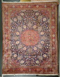 Antiek zijden tapijt, Kashmiri
