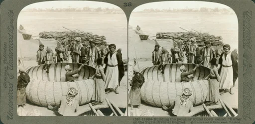 Arabieren bouwen een Kufa