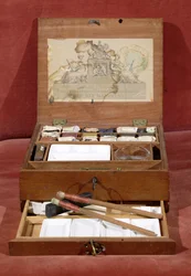Verfdoos van de Kunstenaar gemaakt door R.Ackermann, c.1820