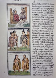 Azteekse samenleving, Boek IV van de Florentijnse Codex, Tweetalige versie in Spaans en Nahuatl, Algemene Geschiedenis van de Dingen van Nieuw-Spanje