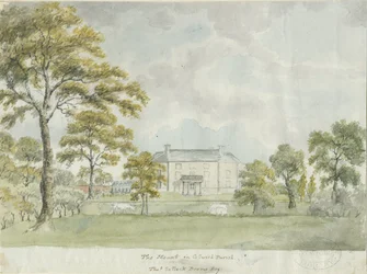 Colwich - De Berg: aquarel, nd [?eind 18e eeuw]