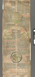 Detail van een rondel uit Peter van Poitiers, Compendium historiae in genealogia Christi