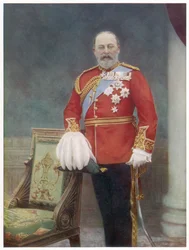 Edward VII (1841-1910) Koning van Engeland in 1901-1910, foto door Downey