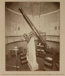 Equatoriale telescoop, Palermo, Sicilië, Italië