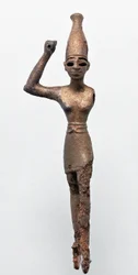 Beeldje van de God Baäl, Megiddo, ca. 1300-1200 v.Chr.