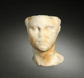 Fragment: hoofd van een man