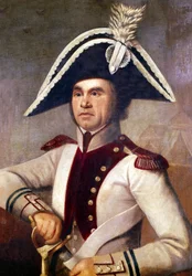Franse officier gedood in 1793 tijdens de oorlogen van de Vendée ten tijde van de Franse Revolutie
