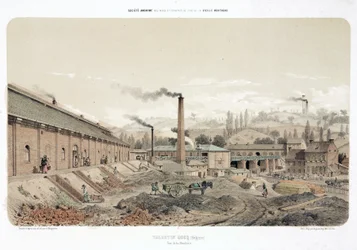 Algemene Industriële Scènes, Steenkoolmijn bij Valentin Cocq, België