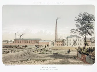 Algemene Industriële Scènes Zinkfabriek in Mulheim an der Ruhr, Duitsland