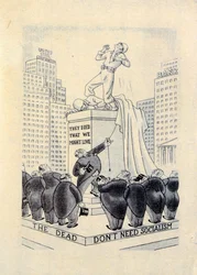 Duitse propaganda tegen de joden en oorlogsindustrie. 1940