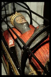 Gloucester Cathedral, beeltenis van de Hertog van Normandië, zoon van Willem de Veroveraar, ca. 1100