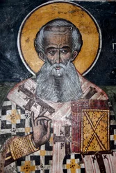 Grieks-orthodox christendom; oude Byzantijnse fresco