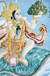 Hanuman apengod, Pashupatinah, Kathmandu, Nepal