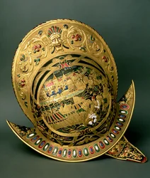 Helm van Karel IX (1550-74) 16e eeuw
