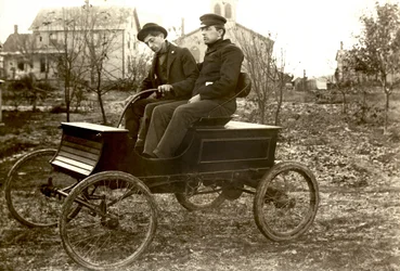 Automobiel van de gebroeders Hull, Verenigde Staten, c.1903