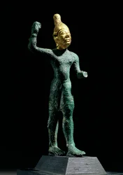 Idool van de stormgod Baäl, uit Syrië, Bronstijd (ca.1350-1250 v.Chr.)