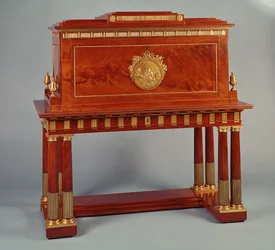 Keizerlijke mahonie secretaire, door David Roentgen (1743-1807), Duits
