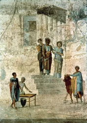 Jason en Pelias, uit het Huis van Jason, of van de Fatale Liefdes, Pompeii