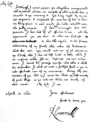 Brief van Richard Cromwell aan George Monck, waarin hij meldt dat zijn 