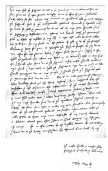 Brief van Thomas More aan koning Hendrik VIII, geschreven in zijn huis in Chelcith (Chelsea), 5 maart