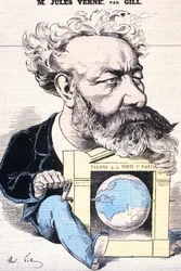 Loire Atlantique N* 183 - Nantes - Musée Jules Verne - Cartoon door Gill