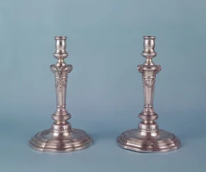 Louis XV zilveren kandelaars