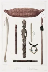 Maori-artefacten, Nieuw-Zeeland