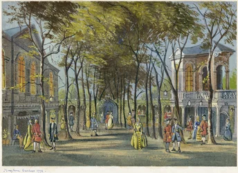 Marylebone Gardens, Londen 1778