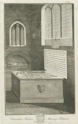 Mavesyn Ridware - Graf van Thomas Carwarden: gravure