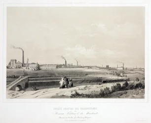 Mijnbouw, steenkool Monceau Fontaine & du Martinet Coalmining Ltd, België